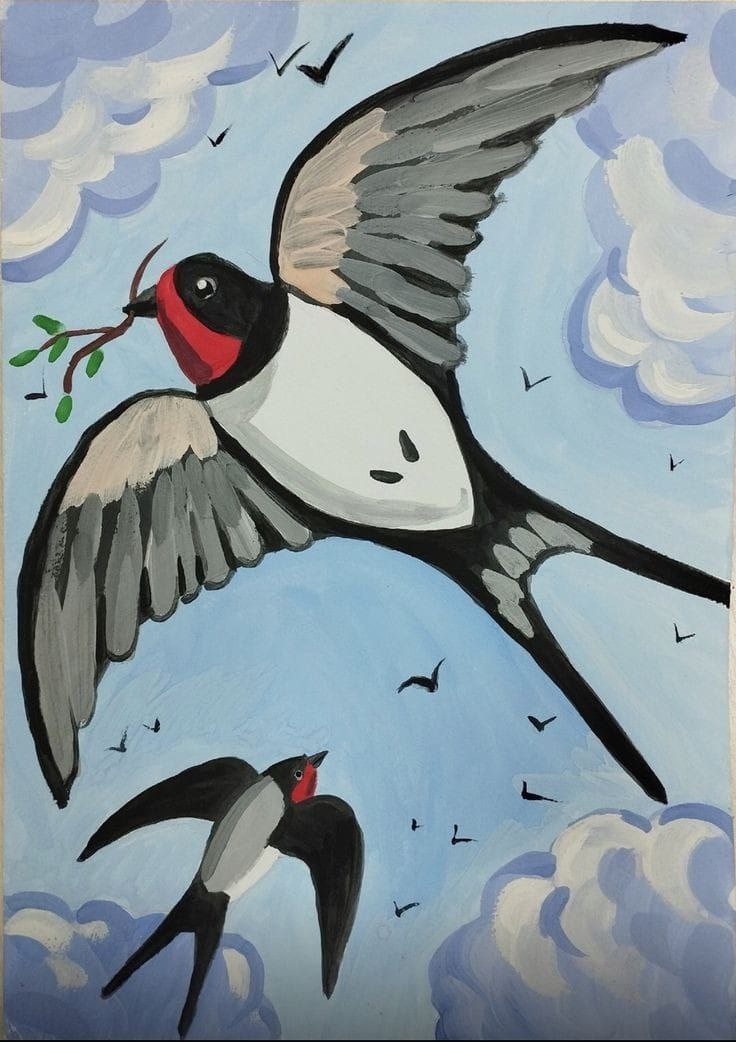 Мастер-класс по живописи гуашью