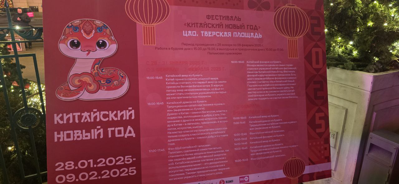 Китайский Новый год на фестивальной площадке