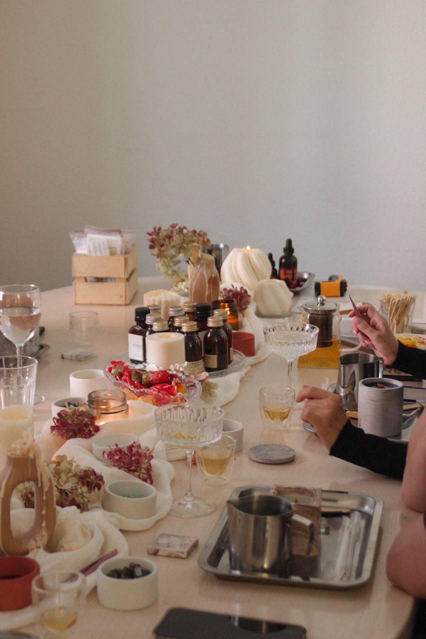 Мастер-класс по свечам