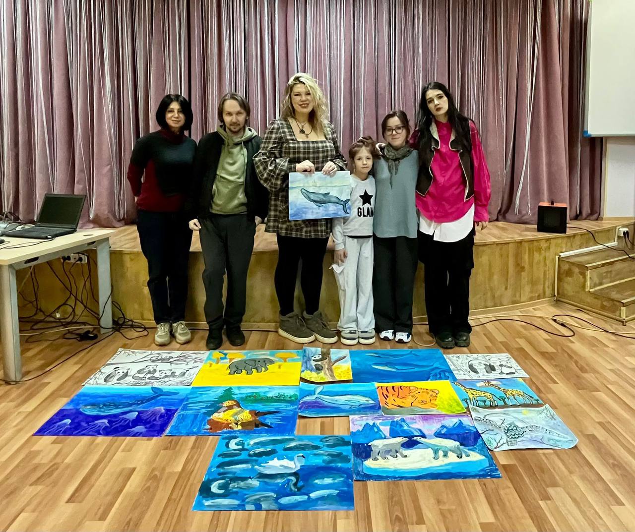 Детская выставка в Московском зоопарке