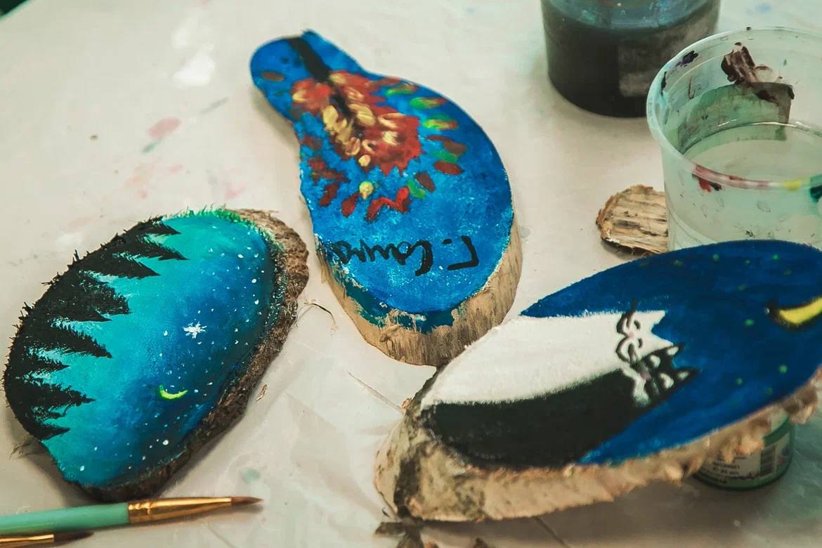 Создание открытки китайского нового года