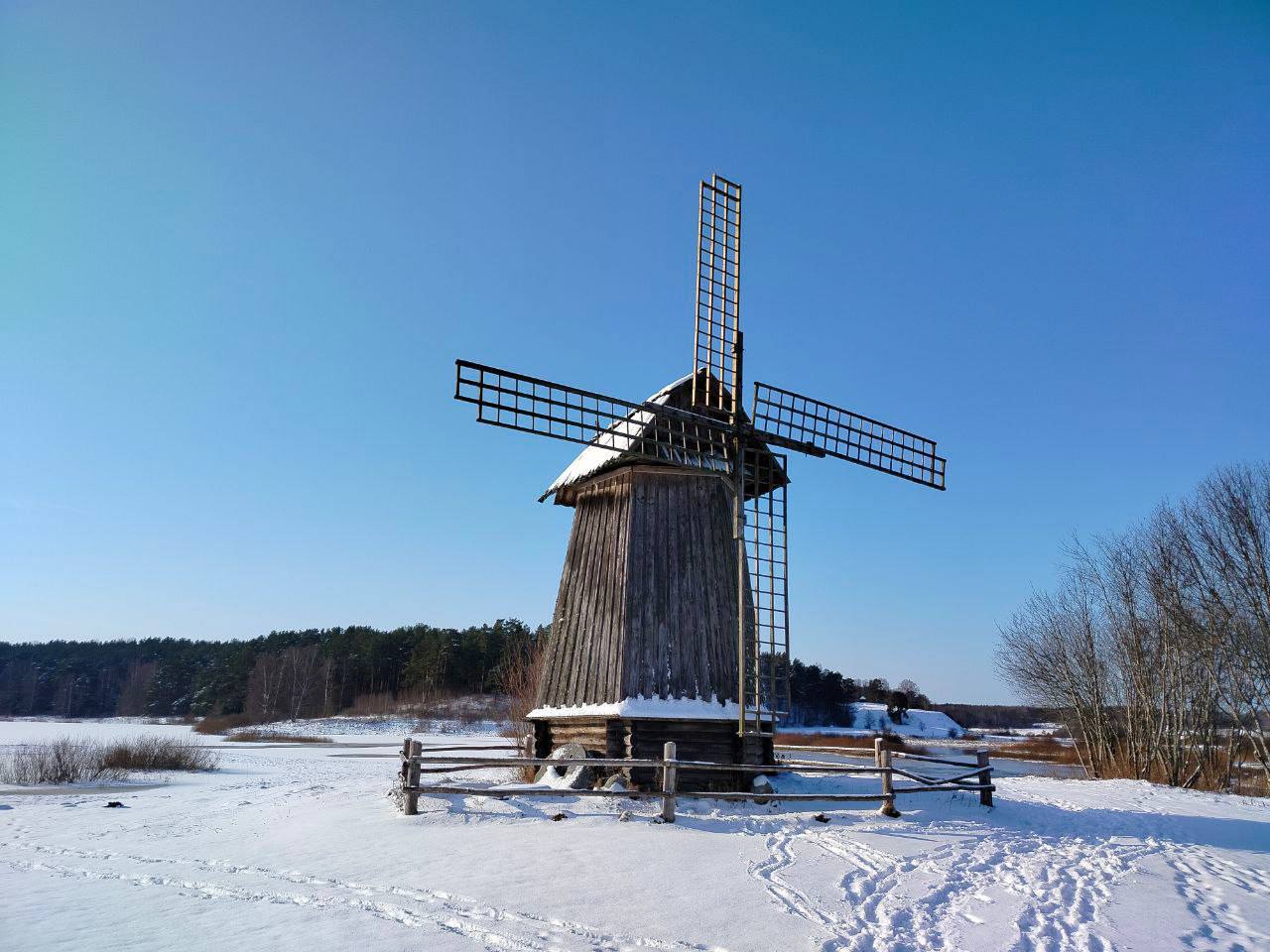 Сказочная зима в Пушкиногорье