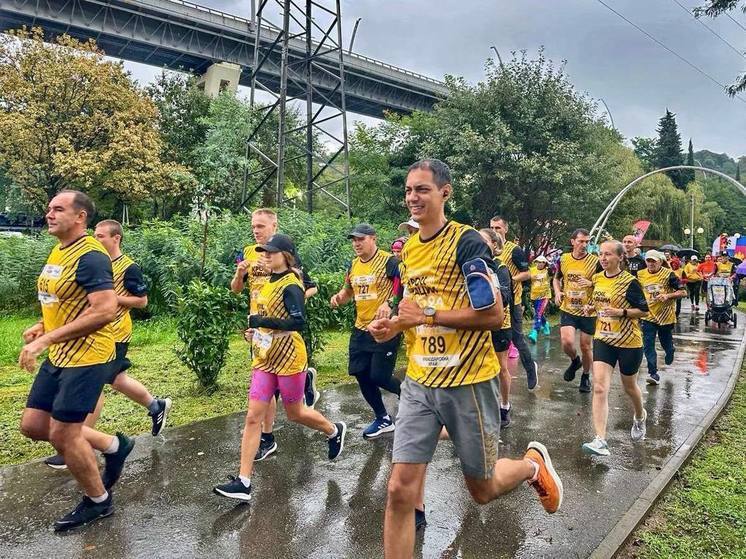 Благотворительный забег по набережной реки Мацесты