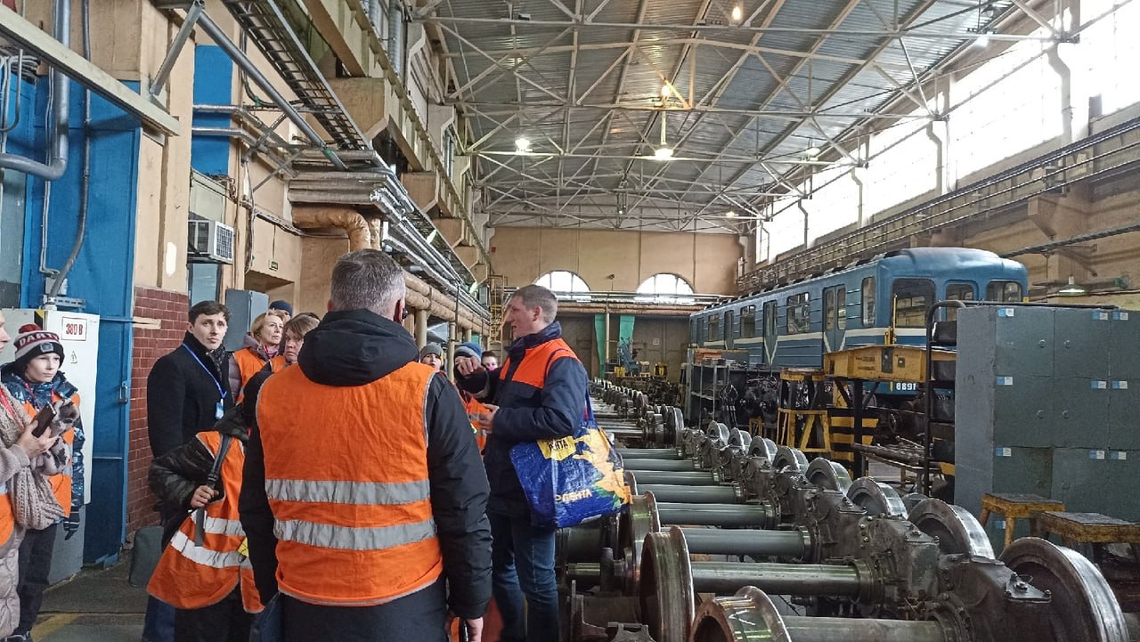 Экскурсия в электродепо "Выборгское"