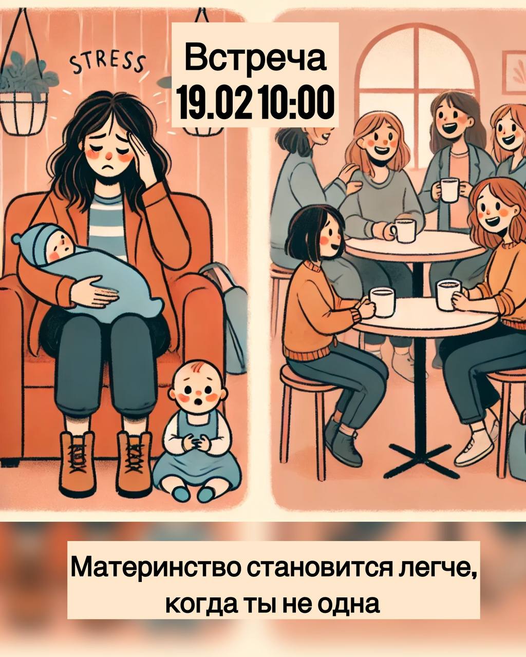 Материнство без паники: вопросы-ответы за чашкой кофе