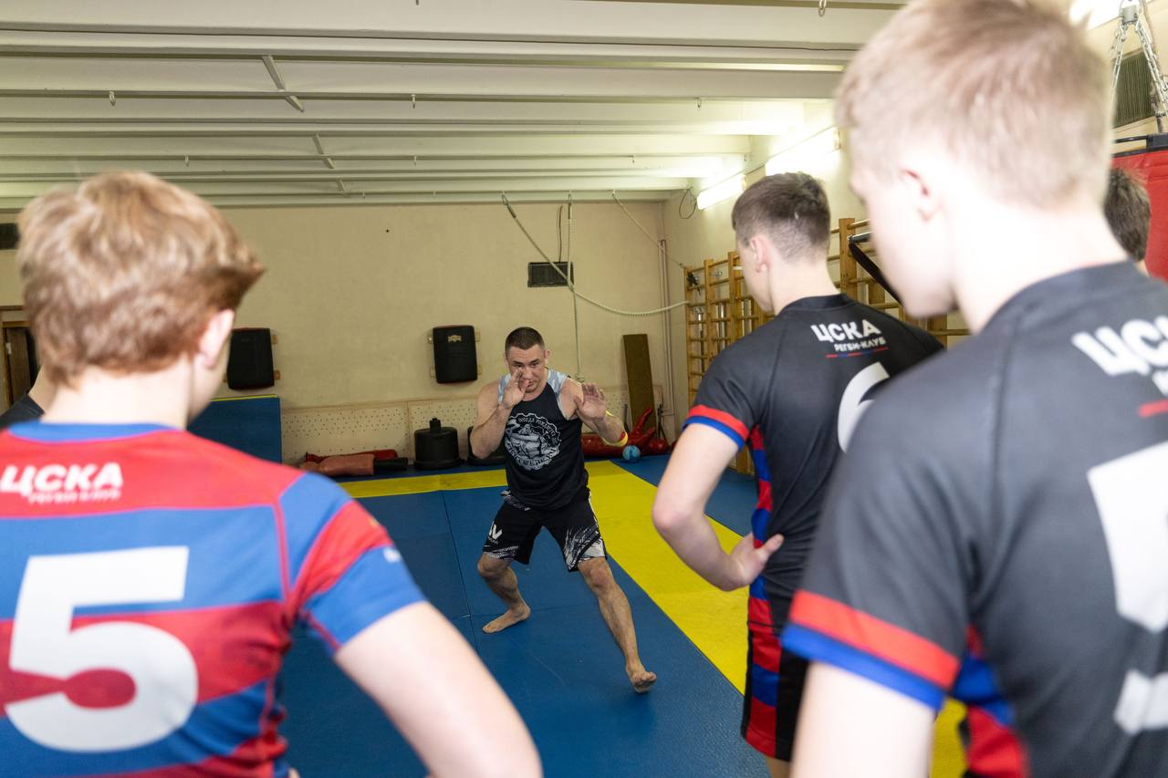 Мастер-класс Дмитрия Арышева для воспитанников Академии РК ЦСКА