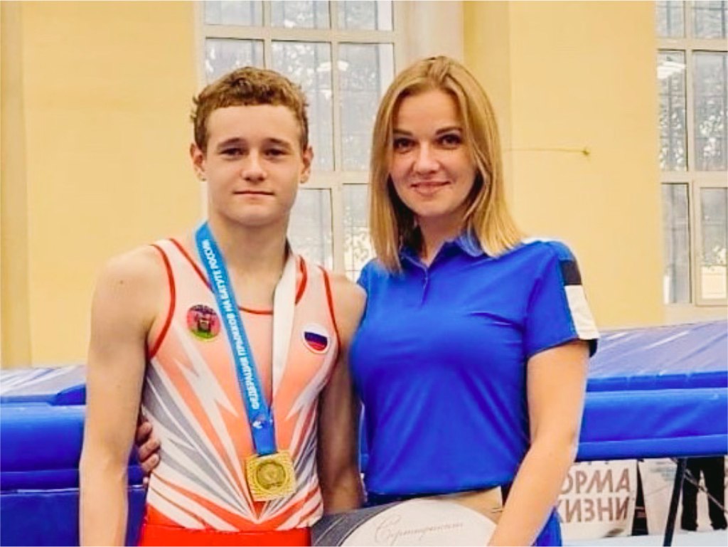 Выступление Максима Диденко на этапе Кубка мира по прыжкам на батуте