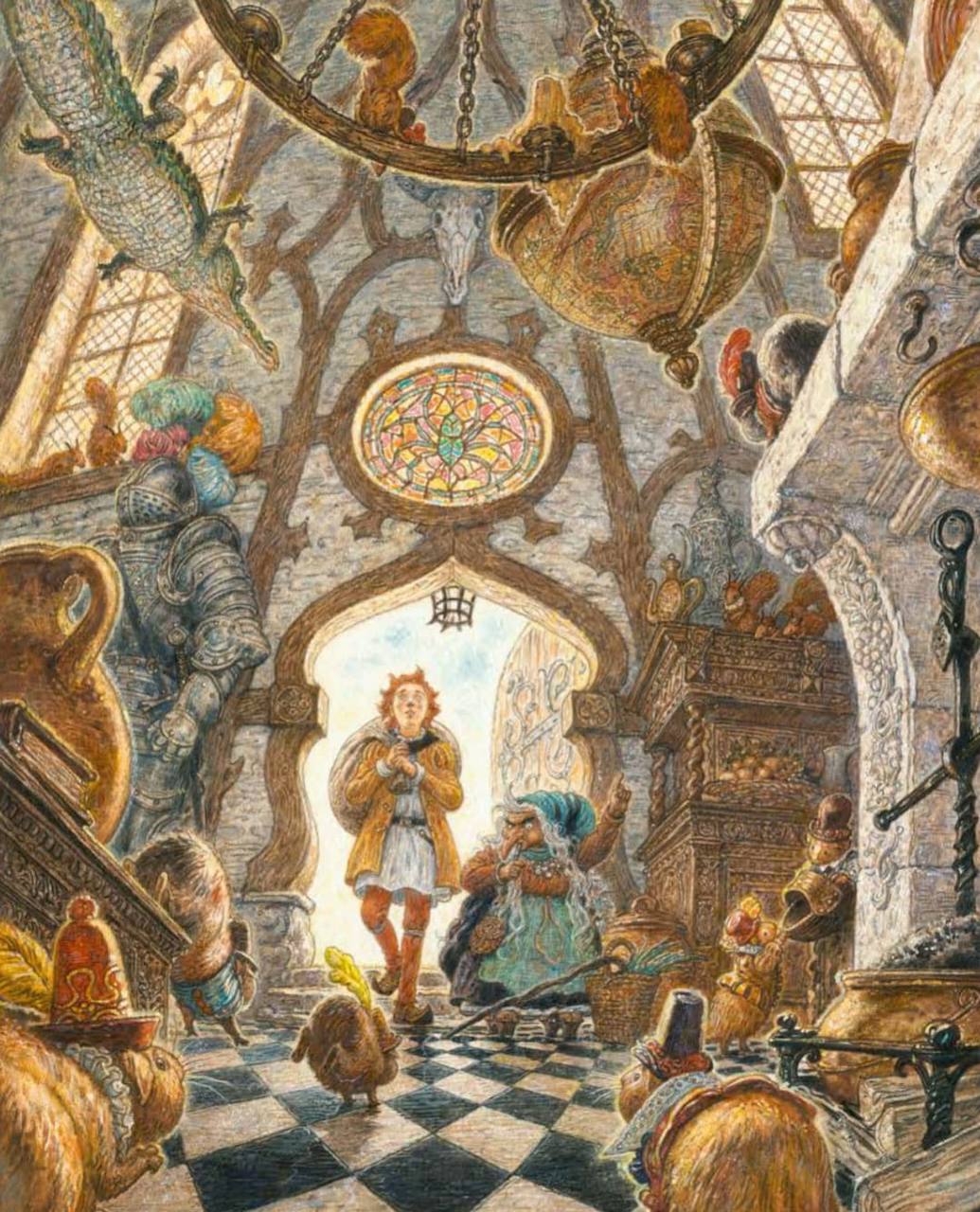 Выставка Антона Ломаева «,,Карлик Нос,, и другие сказки Вильгельма Гауфа»