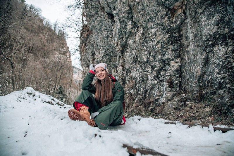 Сказка снежного Гуамского Ущелья