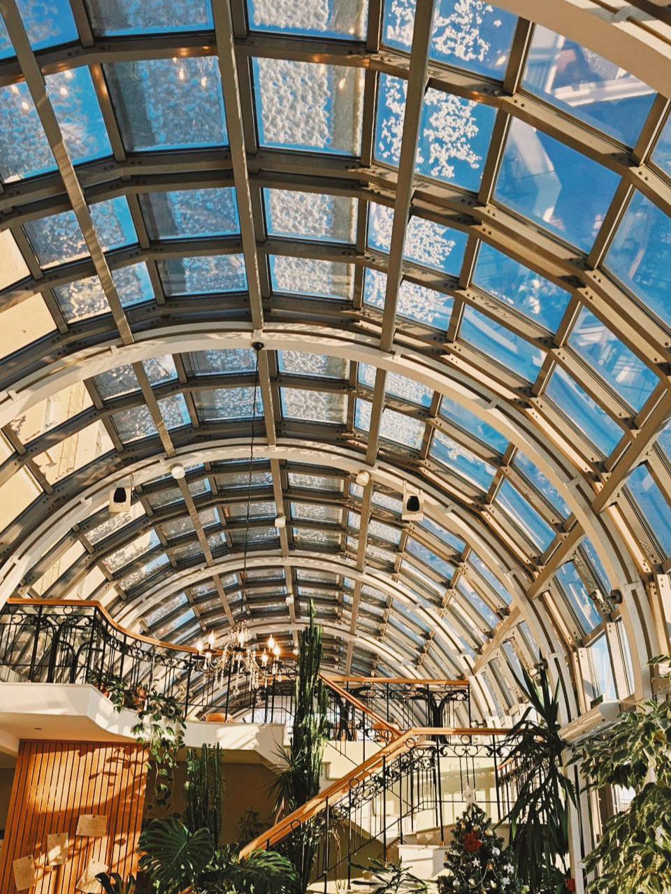 кофе в оранжерее Усадьбы Державина