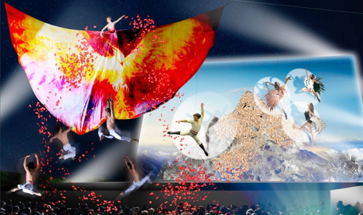 Воздушно-акробатический спектакль «Пролет над ВДНХ»