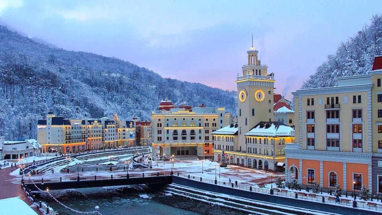 Бесплатная обзорная экскурсия по территории курорта Роза Хутор