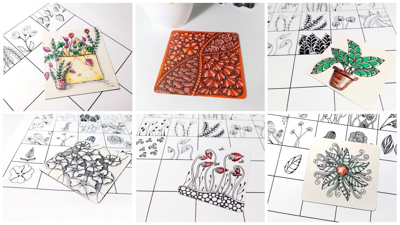 Выставка "Zentangle – творчество доступное каждому!"