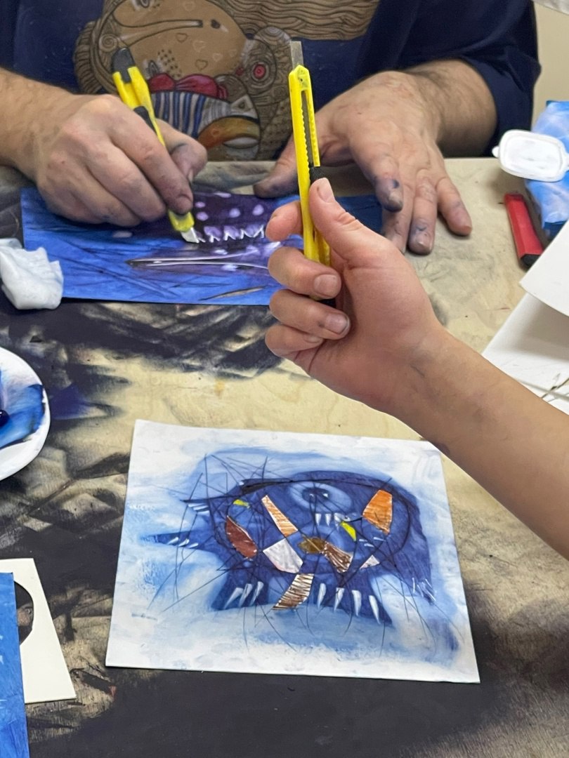 Мастер-класс и творческая встреча с художником Валериусом и писателем Андреем Демьяненко