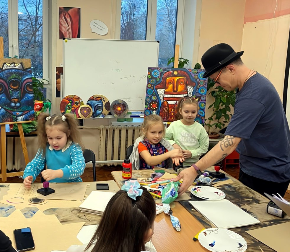 Мастер-класс и творческая встреча с художником Валериусом и писателем Андреем Демьяненко