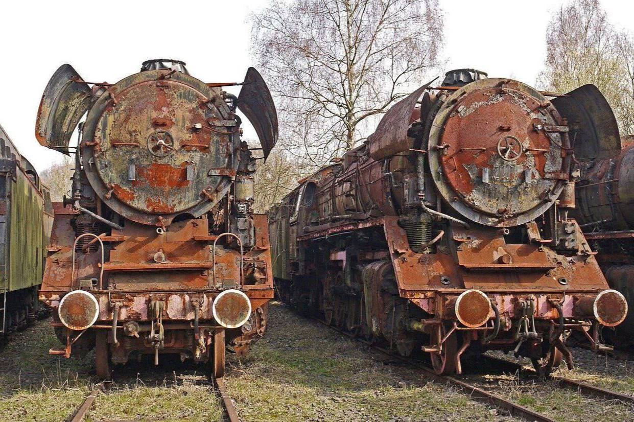 Паровозы в Лебяжье