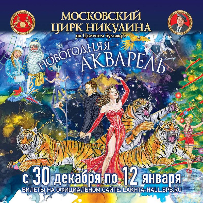 Цирковое представление «Новогодняя акварель»