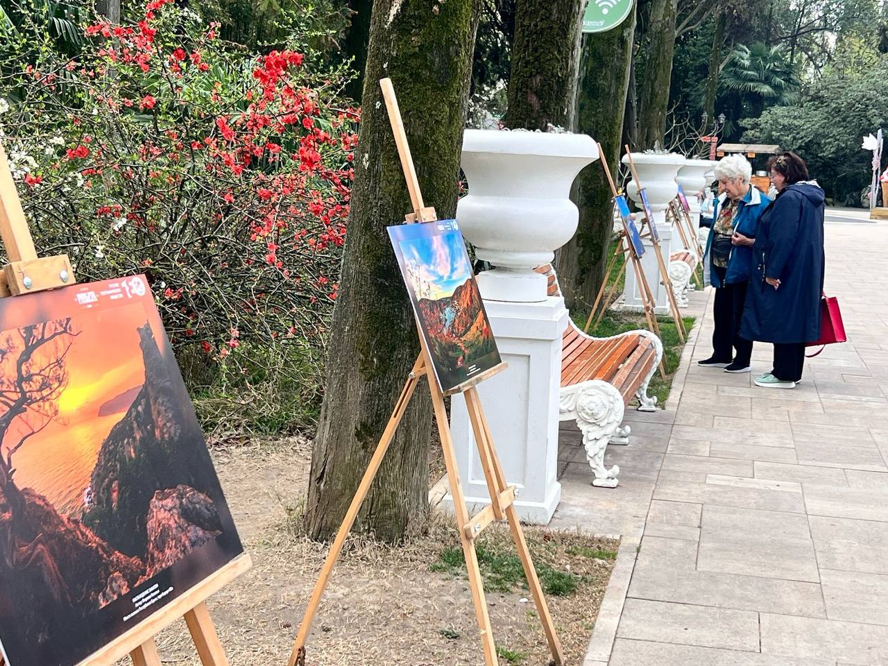 Фотовыставка в парке «Ривьера».