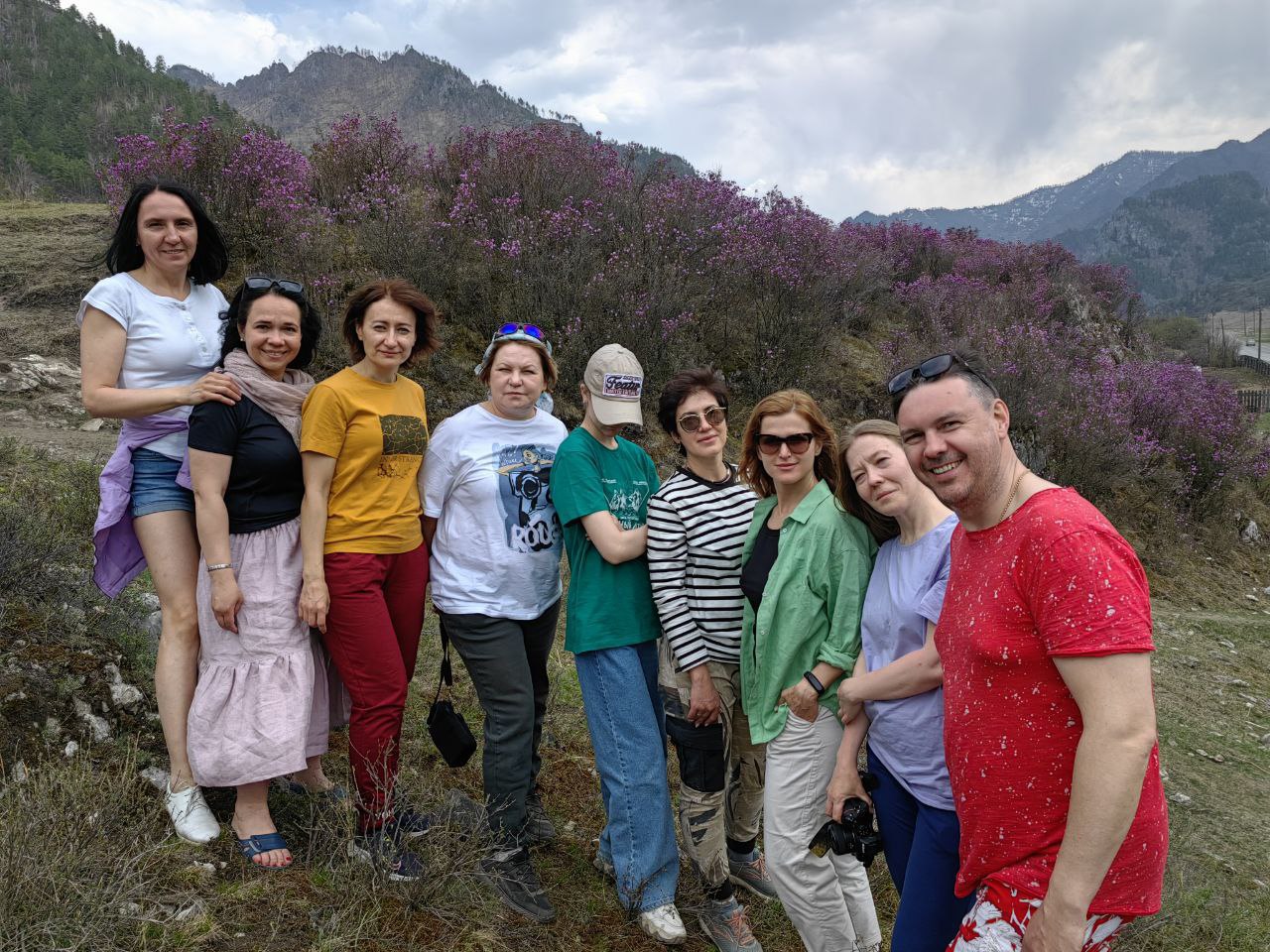 Горный Алтай. Цветение маральника