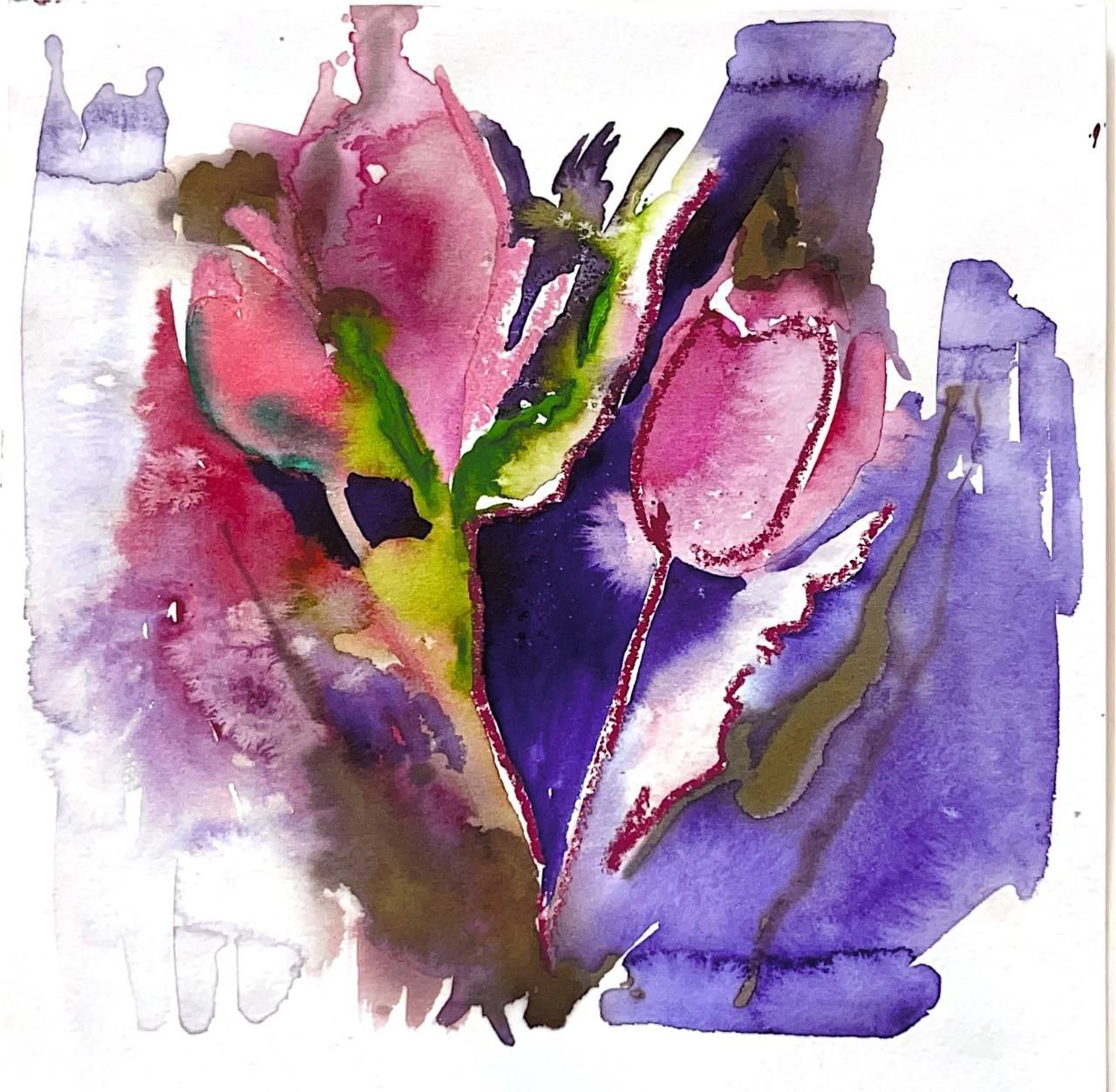 Мастер-класс по созданию акварельных закладок