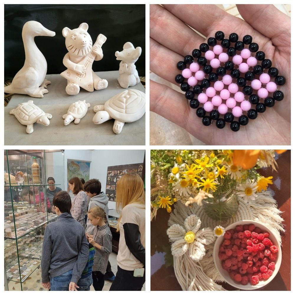 МК по керамике, экскурсия по музею песка и кружок макраме