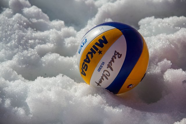 Этап Кубка России по волейболу на снегу