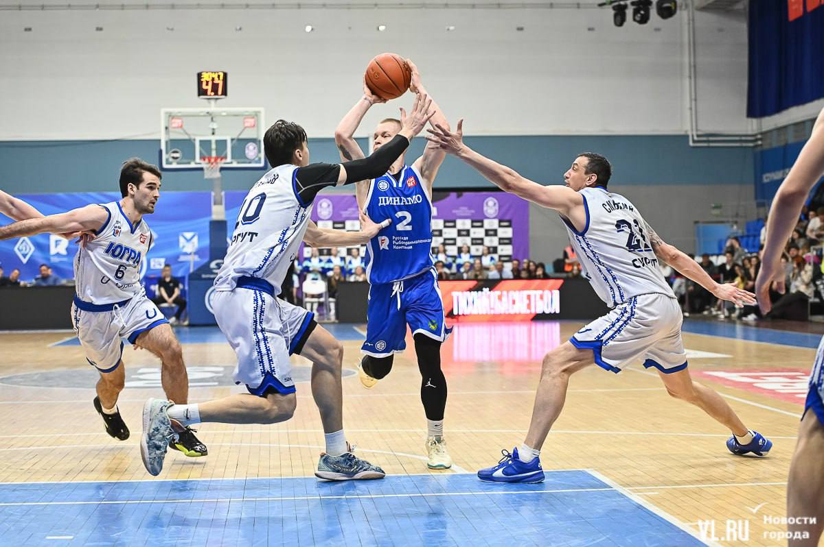 Баскетбольная игра «Динамо» против «Университет-Юра»