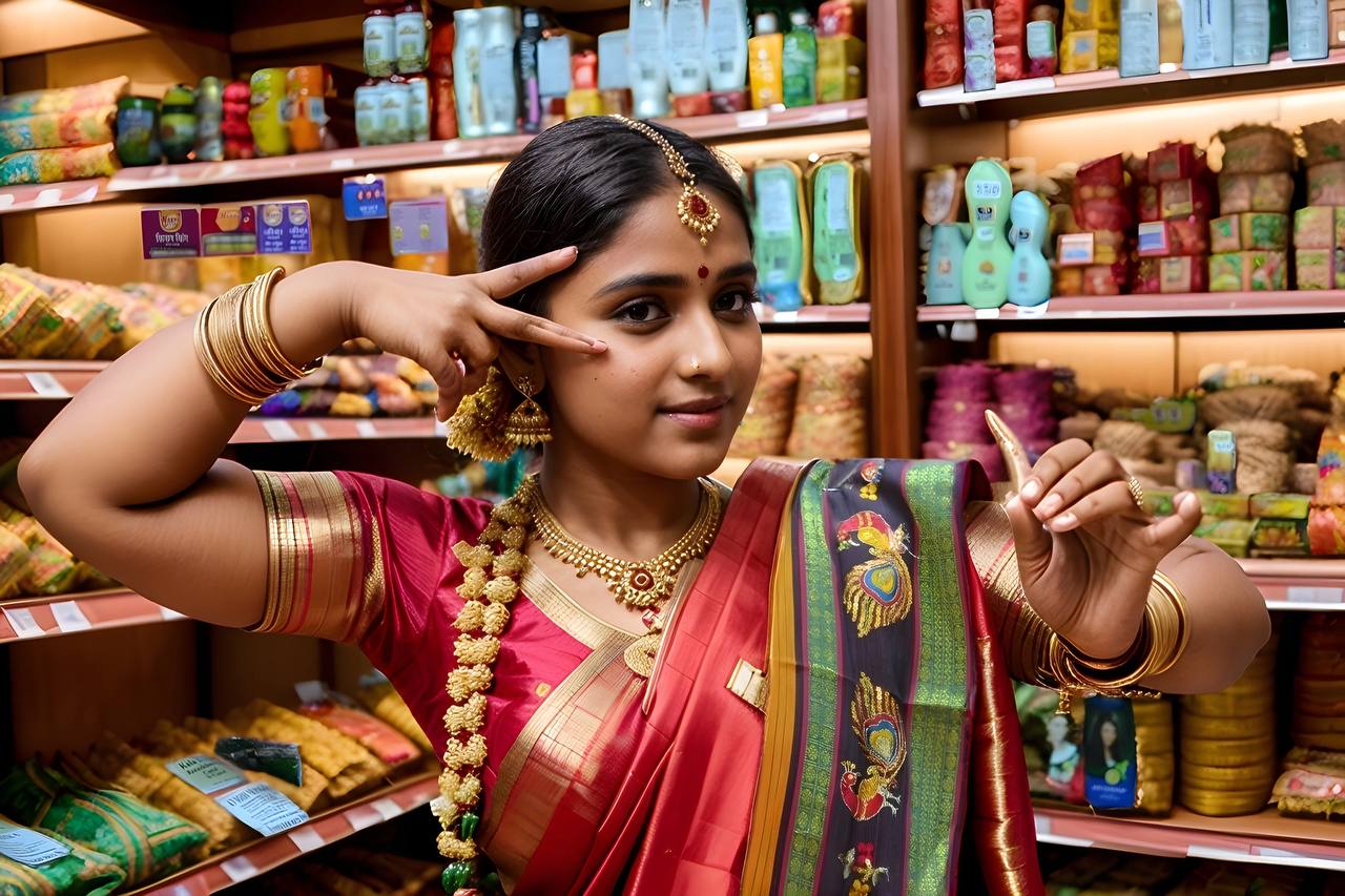 Мастер-класс по каллиграфии на хинди, индийские танцы и традиционный чай со слоном