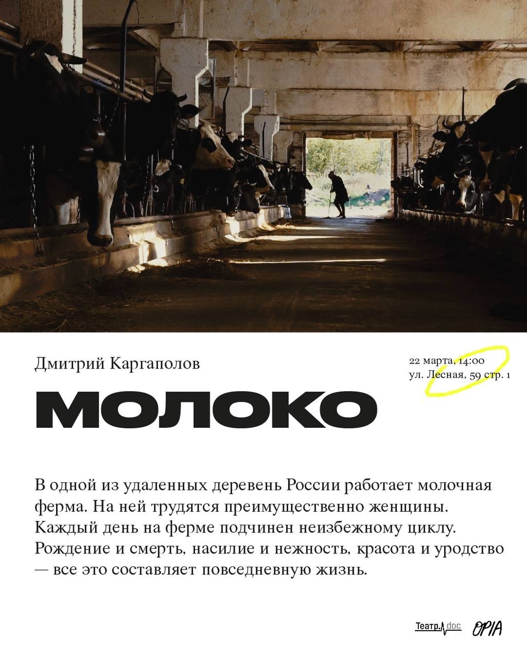 Показ фильмов док-кампуса «ЗАСВЕТ.Север»