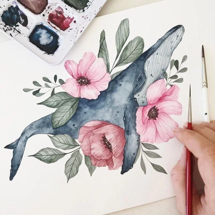 Мастер-класс по живописи акварелью