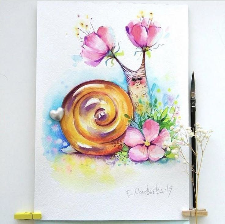 Мастер-класс по живописи акварелью