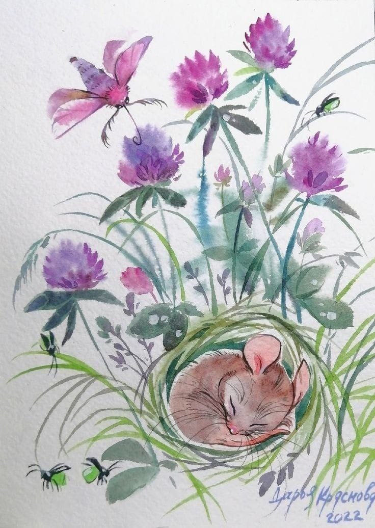 Мастер-класс по живописи акварелью