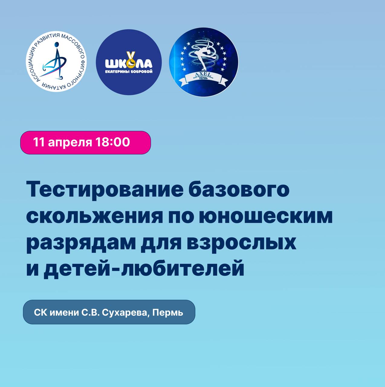 Тестирование базового скольжения по юношеским разрядам