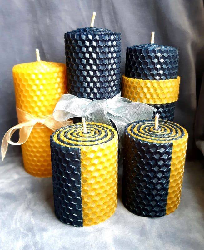 Медовые свечи из вощины