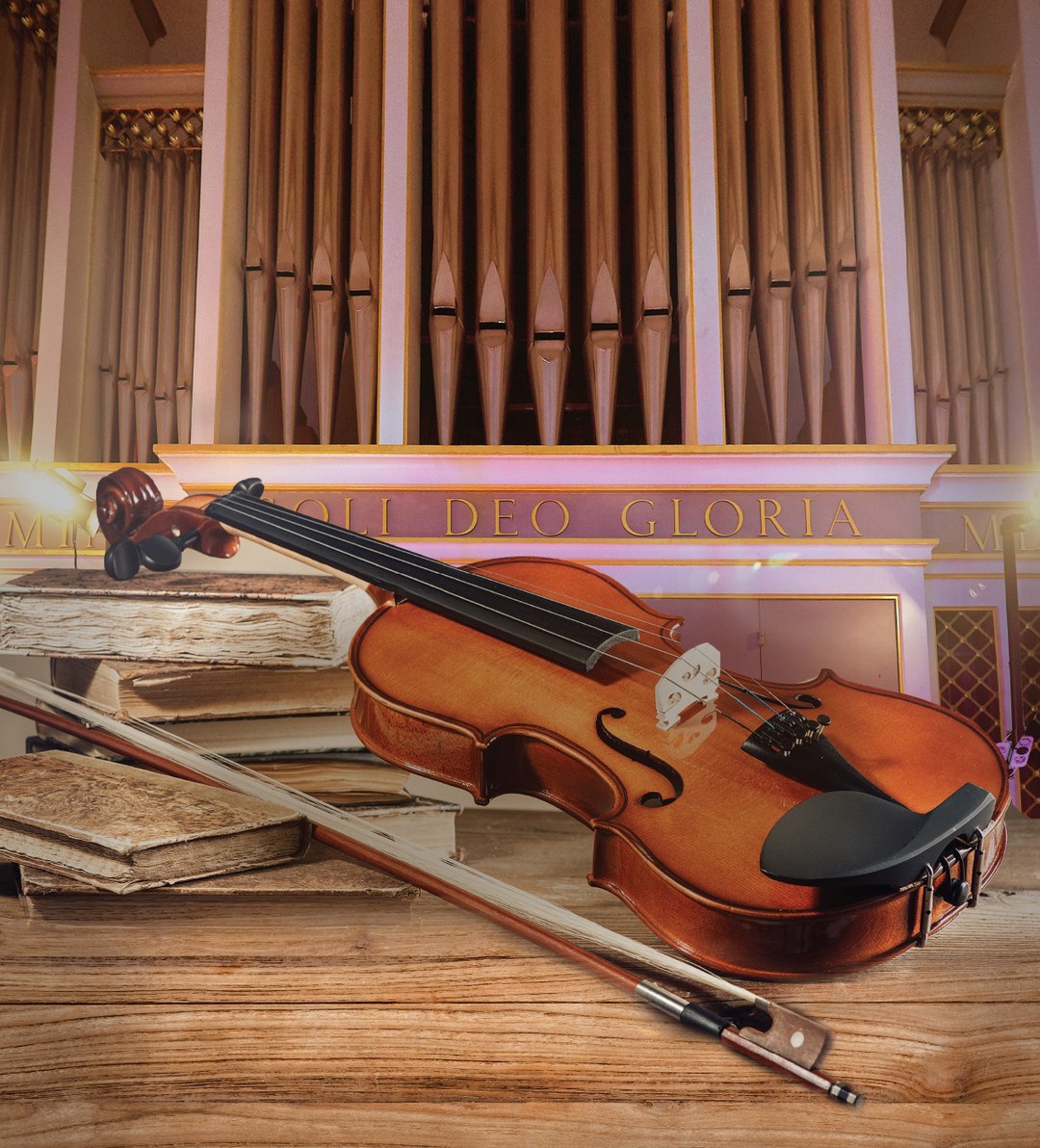 Орган. Флейта. Скрипка. Органный концерт в храме