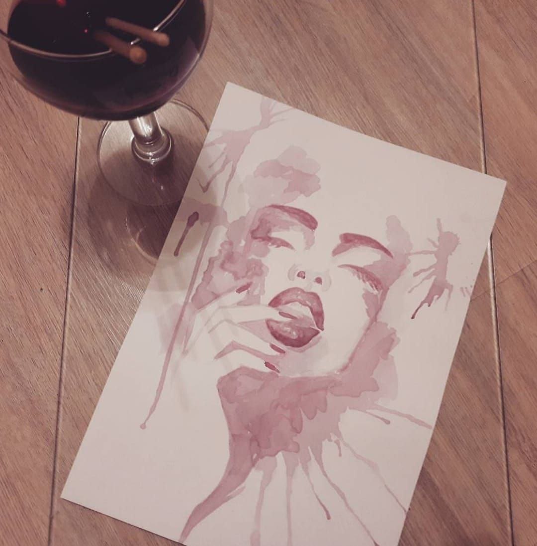 Мастер-класс по живописи вином