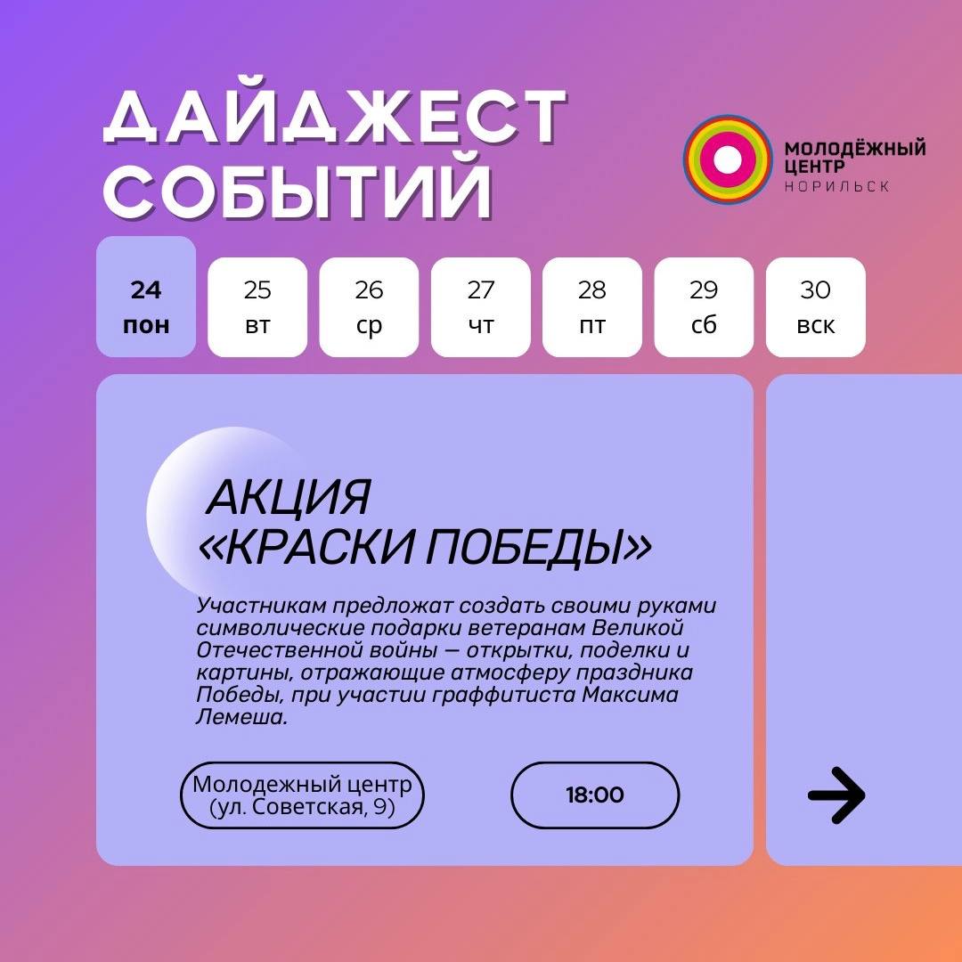 Дайджест событий