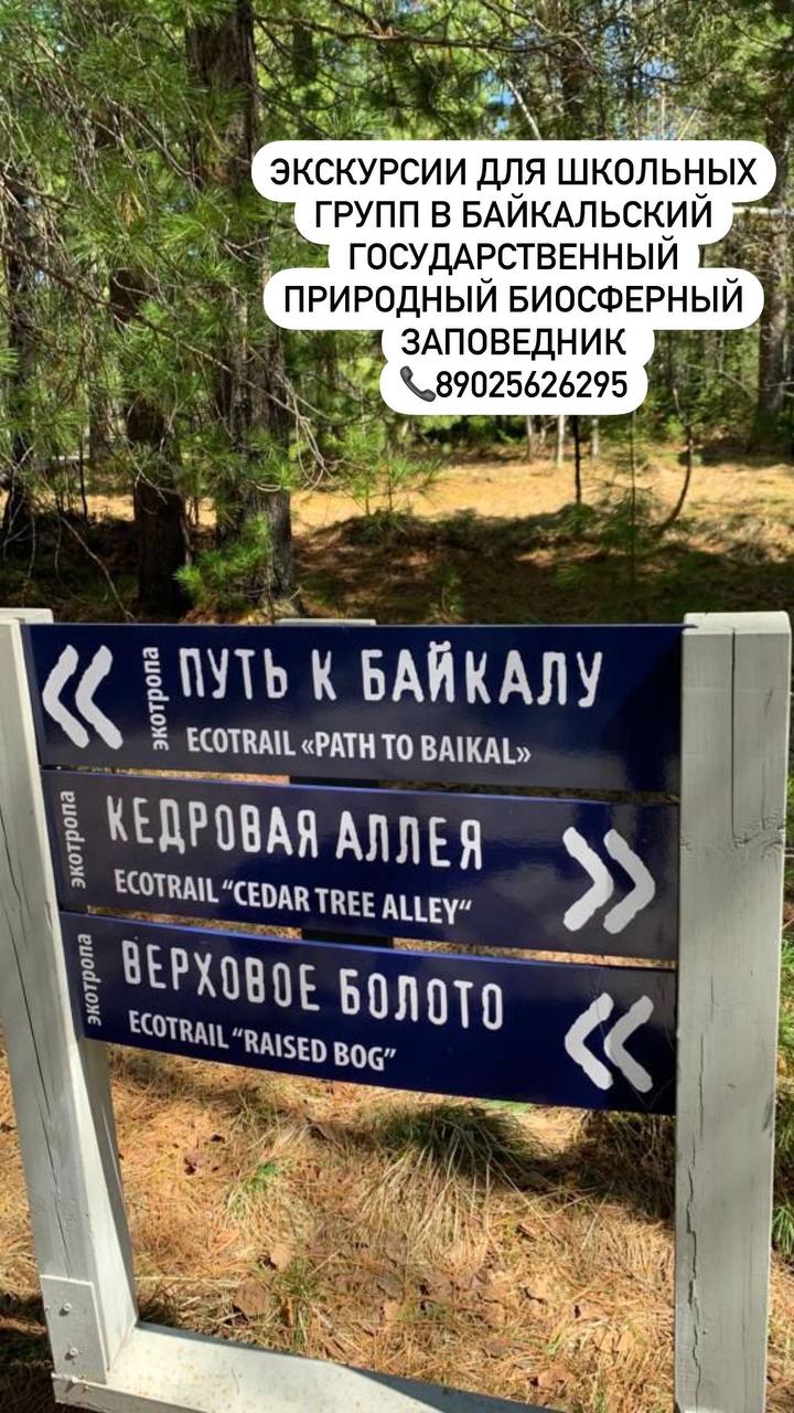 Экскурсия для школьных групп в Байкальский заповедник