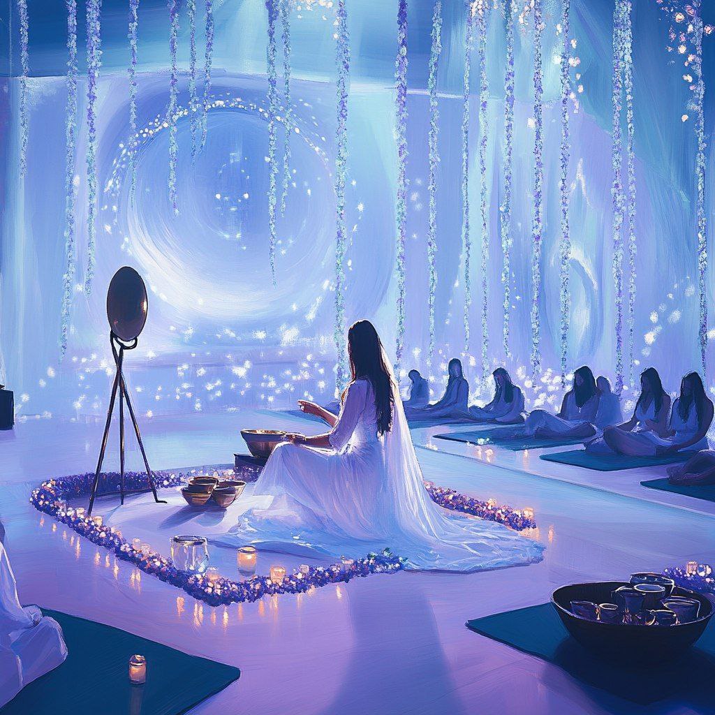 Погружение в космос. Гонг-медитация с хрустальными чашами