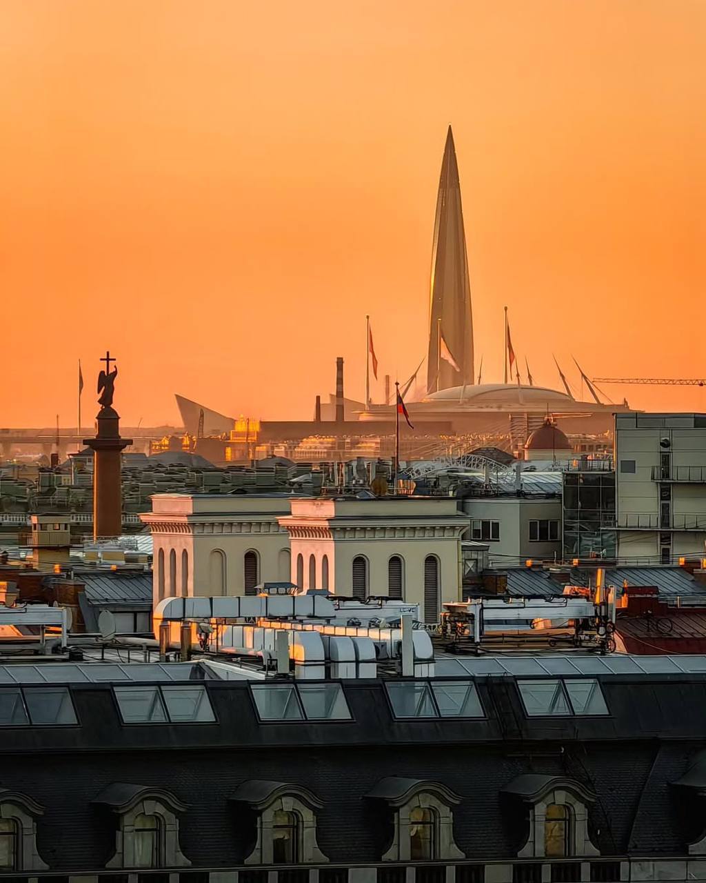 Весенний Петербург с высоты