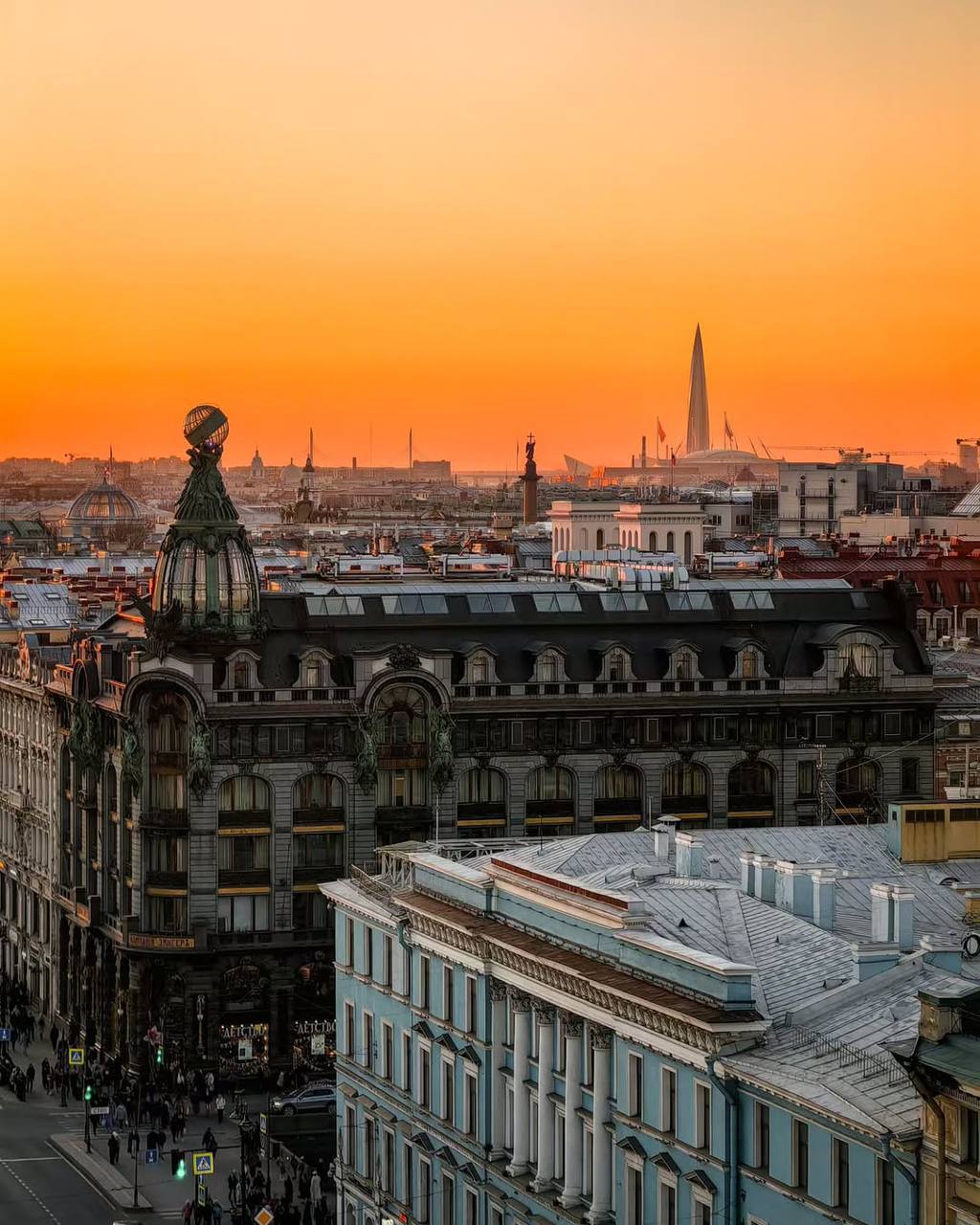 Весенний Петербург с высоты