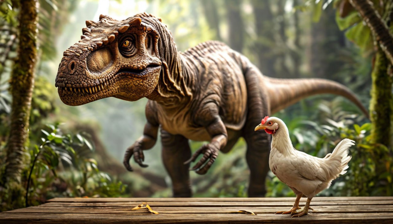 КАК ДИНОЗАВР СТАЛ КУРИЦЕЙ