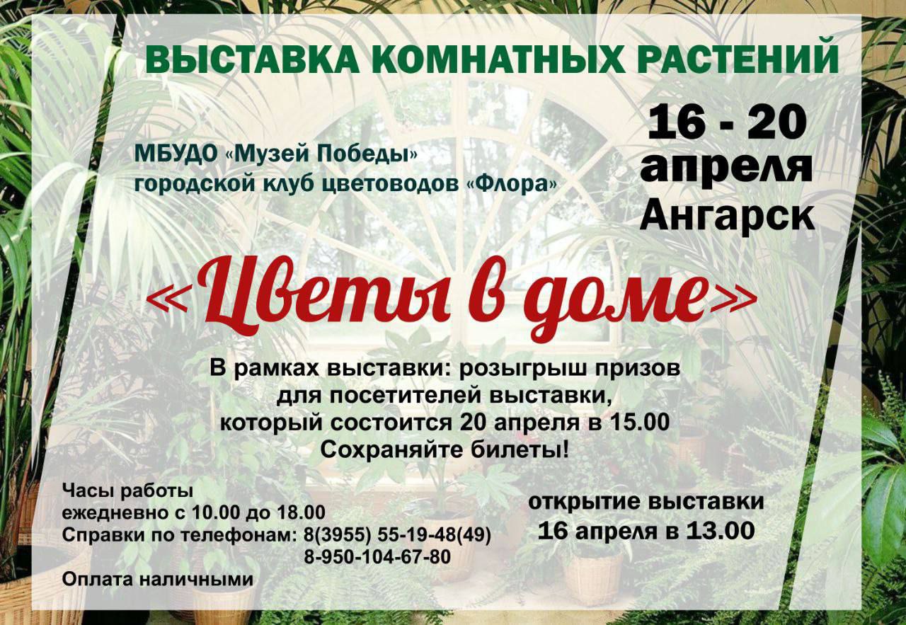 Выставка комнатных растений