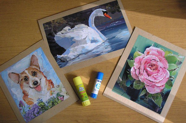 Картины из бумаги