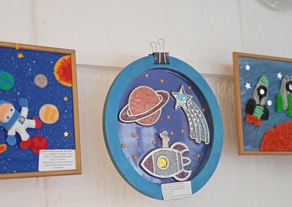 Выставка детского изобразительного творчества "Космос как предчувствие"