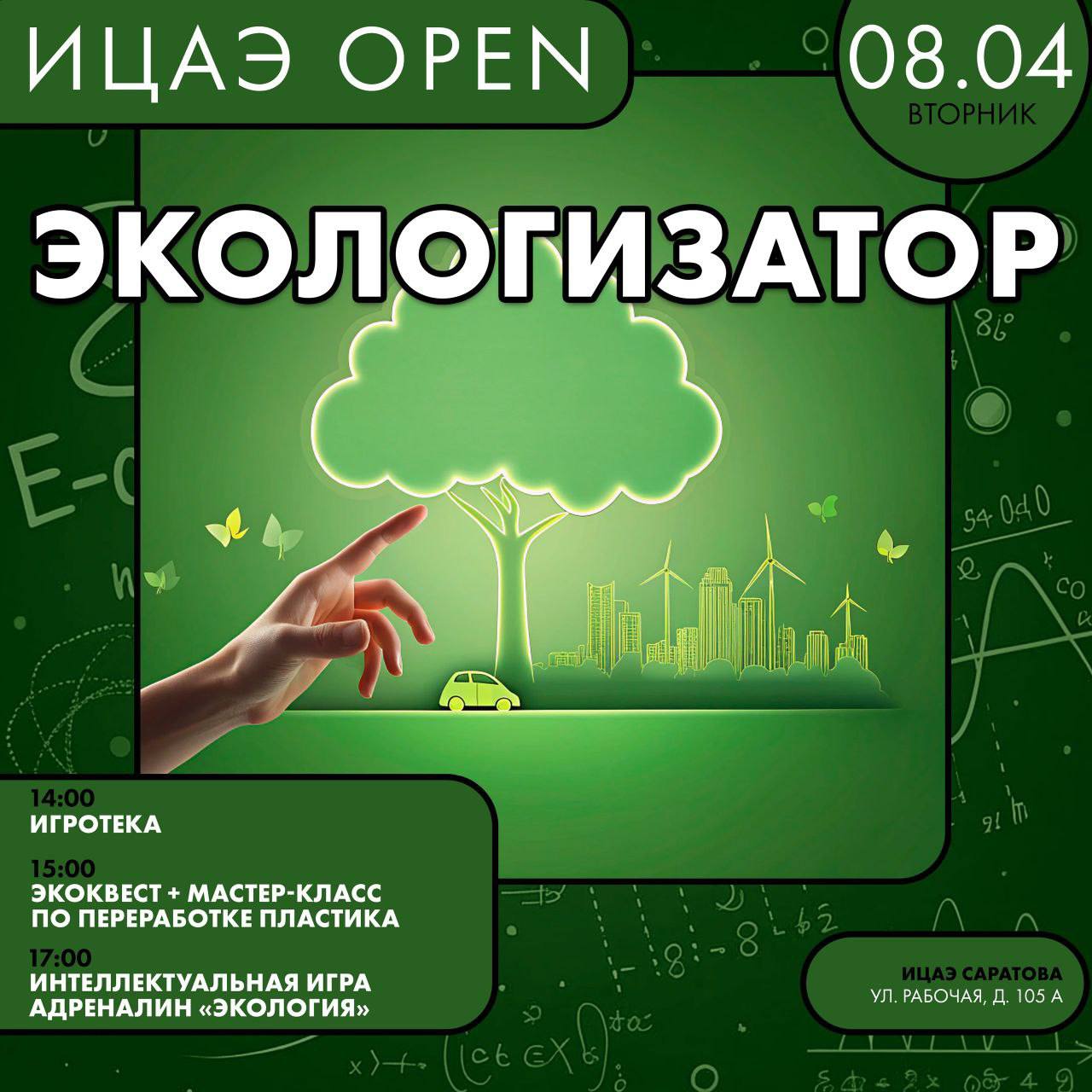 ИЦАЭ OPEN: Экологизатор