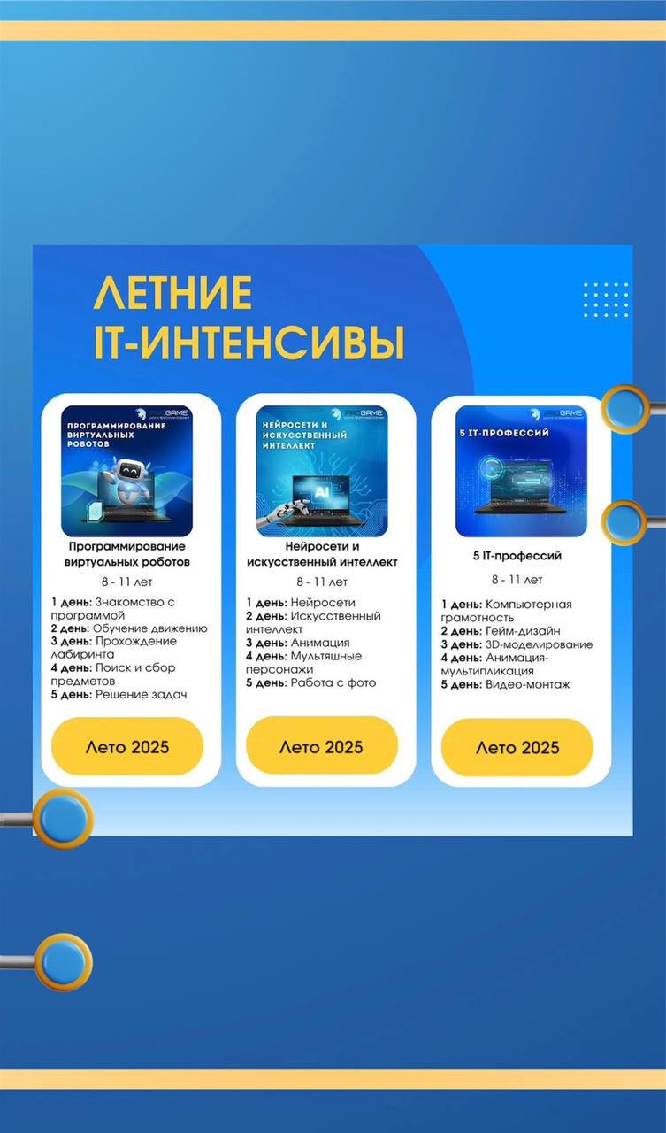 PROGAME ИНТЕНСИВЫ: УЧИМСЯ, ИГРАЕМ, РАЗВИВАЕМСЯ!