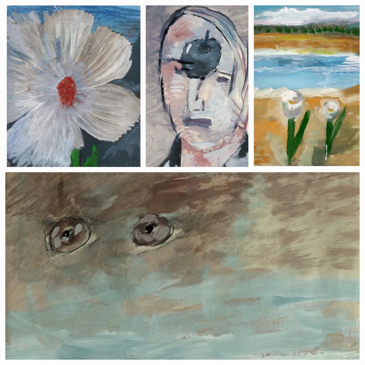 А в степи: бушует ветер