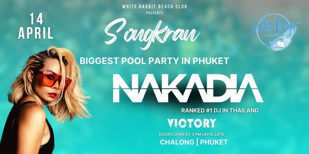 SONGKRAN SPLASH 2025 – Самая большая Pool Party на Пхукете!