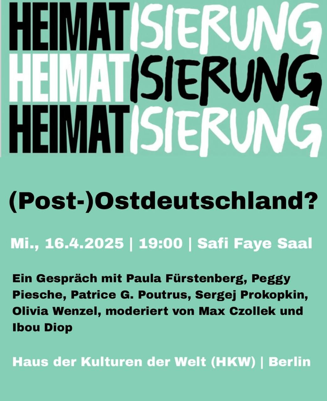 HEIMATisierung: (Post-)Ostdeutschland